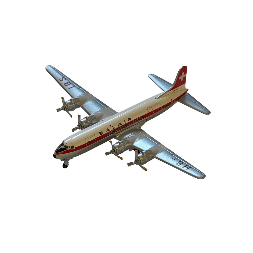 1:400 Scale Aero Classics Balair Douglas DC-6 #HB-IBS Diecast Model Airplane